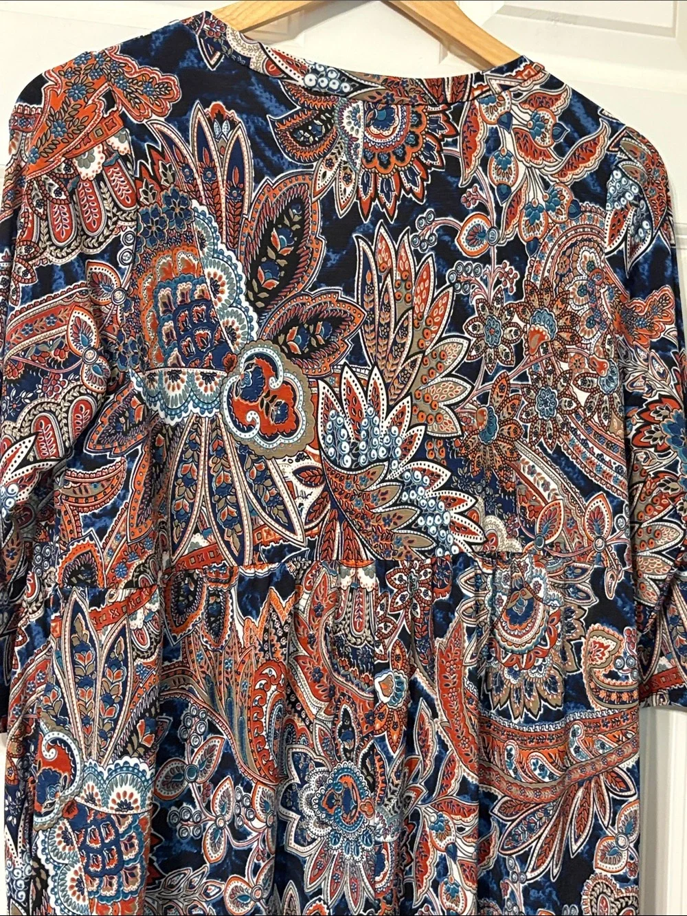 Sew in Love V-neck Paisley Dress Small - Picture 10 of 12